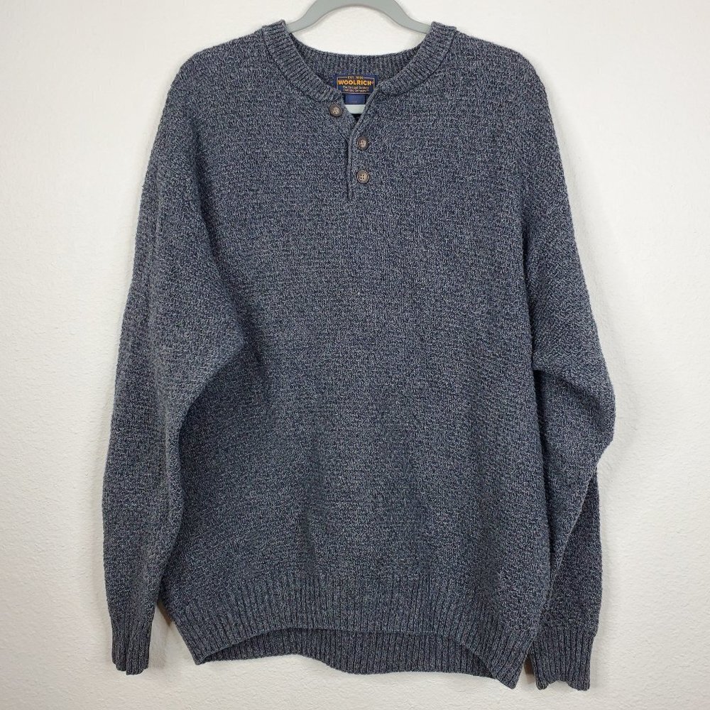 Woolrich Gray Crewneck Sweater for Men